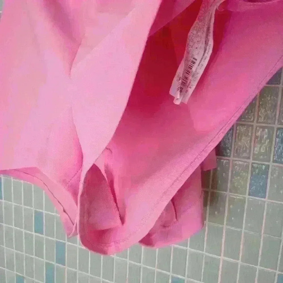 Zara Plus Size Short Strap Dress with Built in Shorts Barbie Pink - Picture 12 of 15